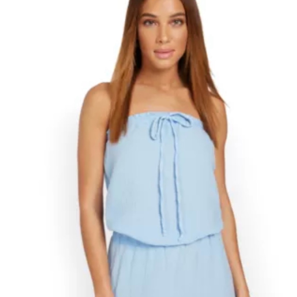 Strapless Tops with Tiered Skirts